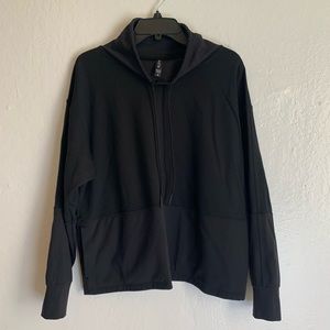 Athleta Active Pullover Mock Neck Sweatshirt Blk Small